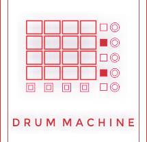 drum machine vector